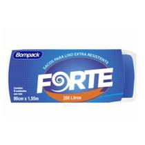 Saco de Lixo 200 Litros Extra Forte Bompack com 06 Unidades