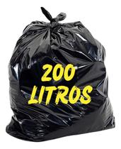 Saco De Lixo 200 Litros Reforçado Grosso 20 Unidades Saco De Lixo 200 Litros Reforçado Grosso 20 Unidades