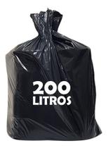 Saco De Lixo 200 Litros Reforçado Pacotes 100Un