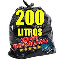 Saco De Lixo 200 Litros Super Reforçado 5kg Resistente