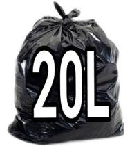 Saco De Lixo 20l Litros Preto 100 Unidades Resistentes Saco De Lixo 20l Litros Preto 100 Unidades Resistentes