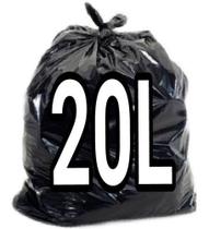 Saco De Lixo 20l Litros Preto 100 Unidades Resistentes Saco De Lixo 20l Litros Preto 100 Unidades Resistentes