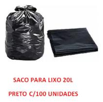 Saco De Lixo 20l Preto Reforçado 50 Unidades Fabricante