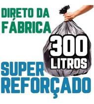 Saco De Lixo 300 Litros 10 Un Preto Super Reforçado Saco De Lixo 300 Litros 10 Un Preto Super Reforçado