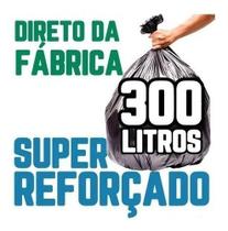 Saco De Lixo 300 Litros 200Un Preto Super Reforçado Saco De Lixo 300 Litros 200Un Preto Super Reforçado