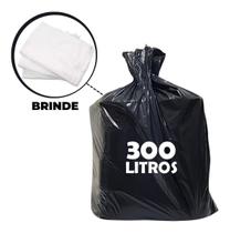 Saco De Lixo 300 Litros Super Reforçado 100 Unid. Lx3