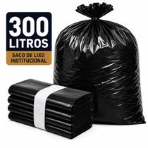 Saco de lixo 300 litros super reforçado grosso c/ 20 un Saco de lixo 300 litros super reforçado grosso c/ 20 un