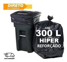 Saco De Lixo 300l C/25 Un Preto Híper Reforçado 0,14 Fort Saco De Lixo 300l C/25 Un Preto Híper Reforçado 0,14 Fort