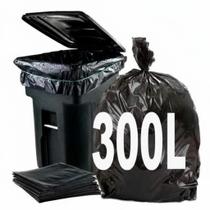 SACO DE LIXO 300L Reforçado 0,4 Micra 100 Un Preto Extra Forte SACO DE LIXO 300L Reforçado 0,4 Micra 100 Un Preto Extra Forte