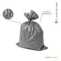 Saco De Lixo 40 L Reforçado Cinza 20 Und Kit 60un Saco De Lixo 40 L Reforçado Cinza 20 Und Kit 60un