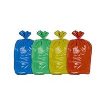 Saco De Lixo 40 Litros Coloridos 4 Pacotes 400 Unidades