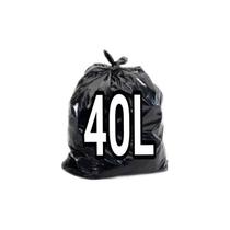 Saco De Lixo 40 Litros Com 100 Unidades