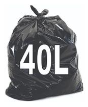 Saco De Lixo 40 Litros Resistente 100 Unidades