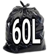 Saco De Lixo 50 Litros Preto 100Un Resistentes
