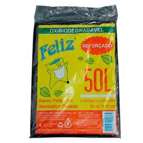 Saco de lixo 50 lts oxi-bio reforcado com 10uni