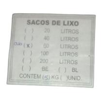 Saco De Lixo 60 Litros Extra Reforçado 5kg