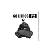 Saco De Lixo 60 Litros P2 Resistente 100 Unidades Saco De Lixo 60 Litros P2 Resistente 100 Unidades