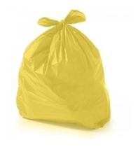 Saco De Lixo 60 Litros Pacote C / 100 Amarelo