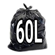 Saco De Lixo 60 Litros Preto Super Reforçado 100 Un Fábrica