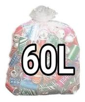 Saco De Lixo 60 Litros Reforçado P3 - 20 Unidades Cor Transparente (pacote 3kg 65x75 0,12Micras) 0,6kg Kit 40un Saco De Lixo 60 Litros Reforçado P3 - 20 Unidades Cor Transparente (pacote 3kg 65x75 0,12Micras) 0,6kg Kit 40un