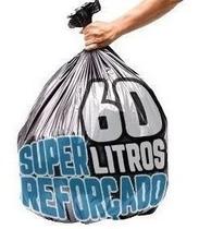 Saco De Lixo 60lts Boca Larga Super Reforçado C/5 Kg