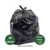 Saco de Lixo 99 Litros Preto Extra Forte - 3KG Saco de Lixo 99 Litros Preto Extra Forte - 3KG