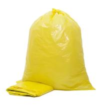 Saco de Lixo Amarelo 100L 100 Unidades para Coleta Seletiva