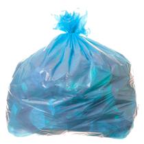 Saco de lixo Azul 100 litros com 100 unidades