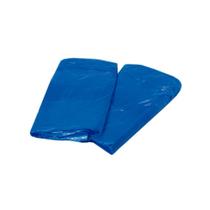 Saco de lixo azul 60 l com 100 - sp