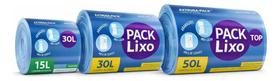 Saco de Lixo Azul Econômico 15L 30L 50L Pack Uso Diário Residencial Leve Escolha na Variação Saco de Lixo Azul Econômico 15L 30L 50L Pack Uso Diário Residencial Leve Escolha na Variação