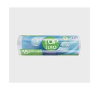 Saco de lixo - branco - 15 litros - top lixo - 60 unidades