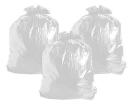 Saco De Lixo Branco 40l Pacote Com 100 Kit 3