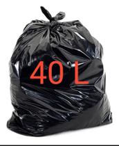 Saco de lixo comum 40 litros c/100 unidades