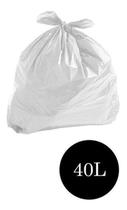 Saco De Lixo Comum Branco Leitoso 40Lts Pct C/100 Un Saco De Lixo Comum Branco Leitoso 40Lts Pct C/100 Un