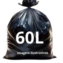 Saco de lixo de 60 Litros com 100 Unidades