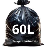 Saco De Lixo De 60 Litros Com 100 Unidades