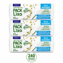 Saco de Lixo Diva Chá Branco Pia e Banheiro 10L Kit 40 a 400 Un Saco de Lixo Diva Chá Branco Pia e Banheiro 10L Kit 40 a 400 Un