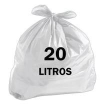 Saco de Lixo Ecológico Branco 20 Litros com 100 unidades