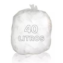 Saco de Lixo Ecológico Branco 40 Litros com 100 unidades Saco de Lixo Ecológico Branco 40 Litros com 100 unidades