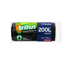 Saco de Lixo em Rolo 200L Brilhus Bettanin 15 Unidades