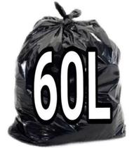 Saco De Lixo Extra Reforçado Preto 100 / 60 Litros