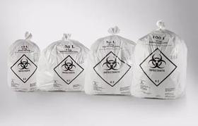 Saco De Lixo Infectante 50 Litros Branco - 100 Un Saco De Lixo Infectante 50 Litros Branco - 100 Un
