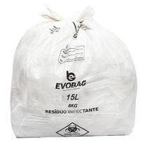Saco de Lixo Infectante 6 Hospitalar Residuo 15L kg C/ 100 un - Evobag