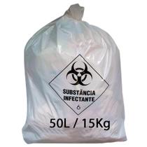 Saco de lixo Infectante Hospitalar 50L C/ 100 un - Rava