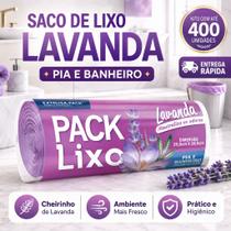 Saco de Lixo Lavanda Pia e Banheiro 10L Kit 40 a 400 Un Saco de Lixo Lavanda Pia e Banheiro 10L Kit 40 a 400 Un