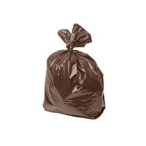 Saco de Lixo Marrom 20L 100 Unidades para Coleta Seletiva