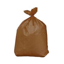 Saco de Lixo Marrom 40L 100 Unidades para Coleta Seletiva