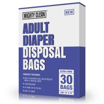 Saco de lixo Mighty Clean Adult Diaper Disposal 30 unidades 30x38cm