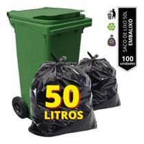 Saco De Lixo Pacote 50 Unidades 50 Litros Preto Saco De Lixo Pacote 50 Unidades 50 Litros Preto