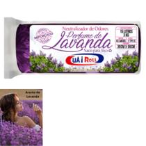 Saco De Lixo Perfumado para salao Cheiro de Lavanda 40UN 15L Elimina odores